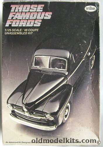 Testors 1/25 1948 Ford Coupe, 115 plastic model kit